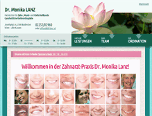 Tablet Screenshot of dr-lanz.at